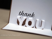Under A Cherry Tree Pop-up Thank You Cards